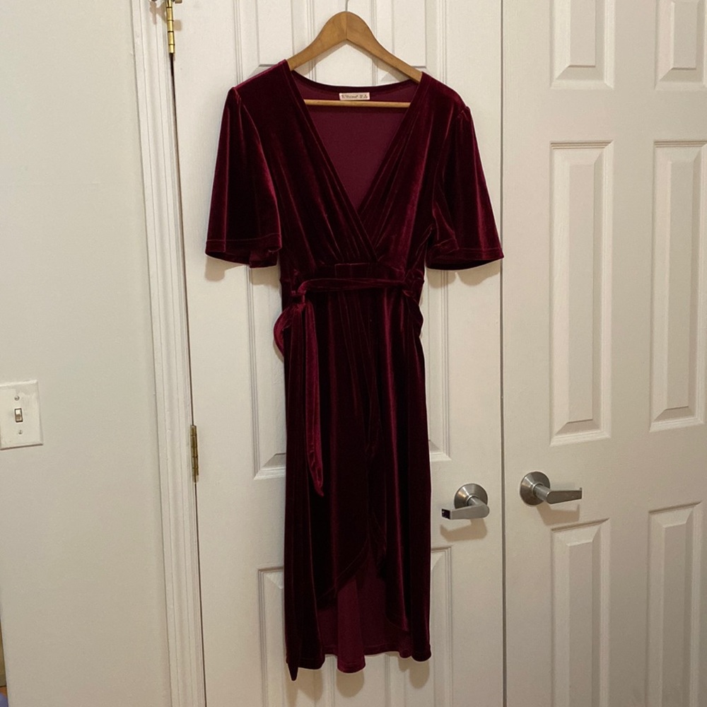 Velour Party Dress